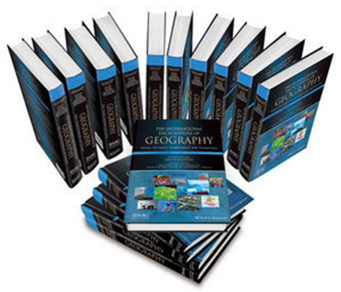 Image showing complete set of The International Encyclopedia of Geography: People, the Earth, Environment, and Technology