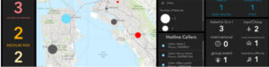 Dashboard example created by Bootcamp GIS