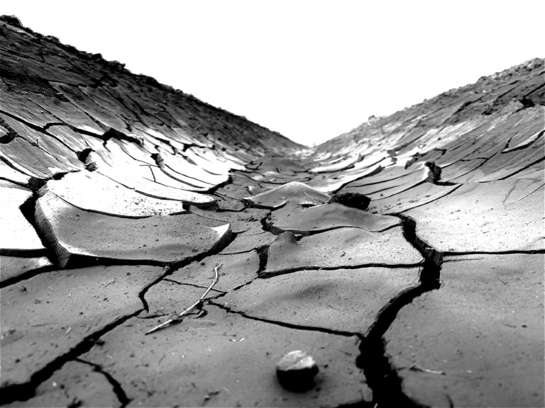 climate change cracked earth crack