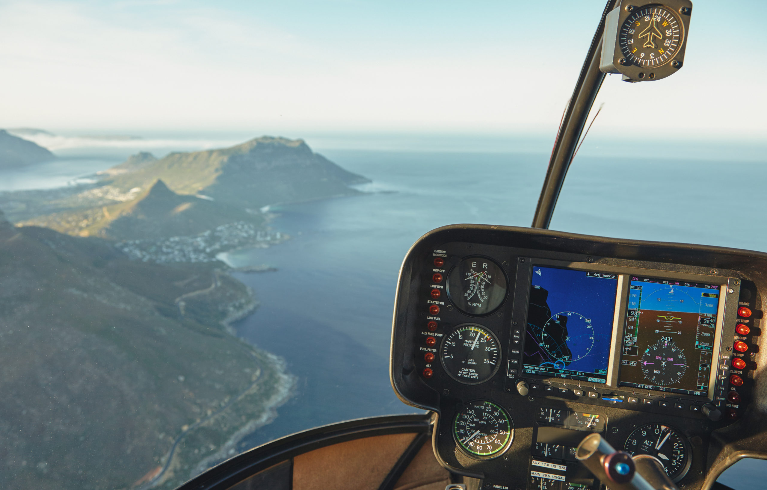 helicopter, landscape, discovery
