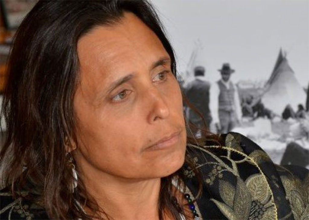 Portrait of Winona LaDuke, courtesy Honor the Earth