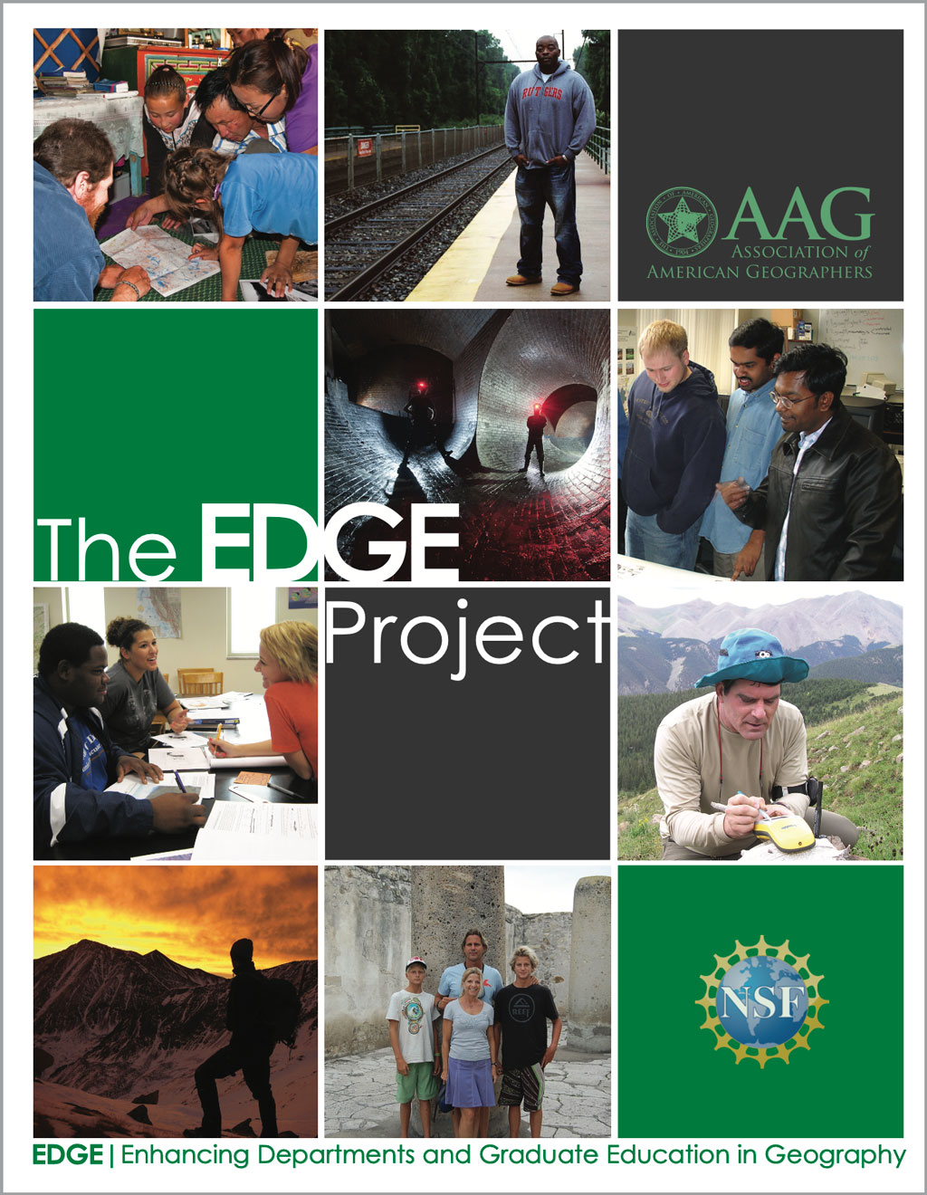 Small image of Enhancing Departments and Graduate Education in Geography (EDGE) brochure cover