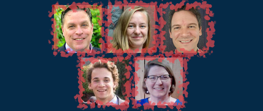 Plans for Year Round AAG Activities webinar collage with images of Gary Langham, Coline Dony, Mark Revell, Eddie McInerney and Rebecca Theobald