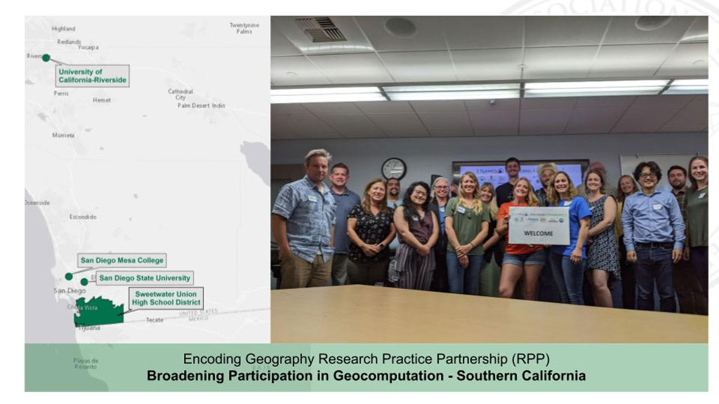 Image showing Encoding Geogrpahy Southern California partnership locations and team