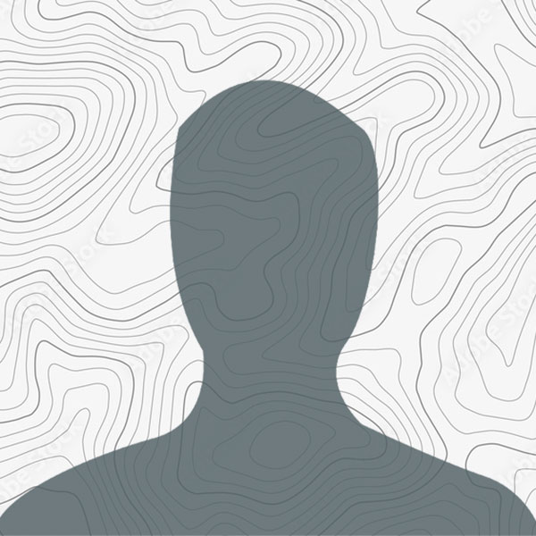 Generic profile shape with topographical lines in background - indicates no image was available for this person