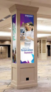 Image showing column wraps at the Sheraton-Denver