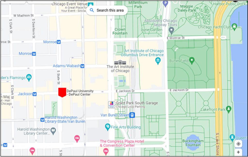 Chicago Loop neighborhood map