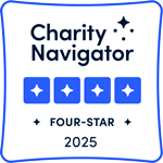 Charity Navigator awarded AAG with a four-star rating for 2025