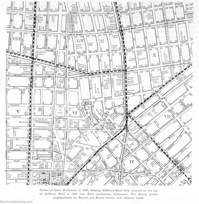 Map of Lower East Side of New York City
